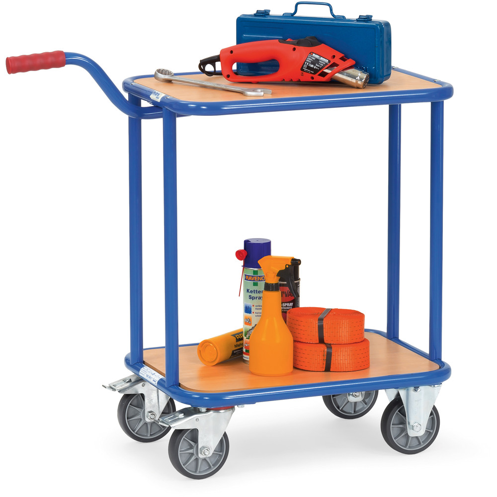 fetra® Griffroller 1164 - 2 Etagen mit Holzplattformen