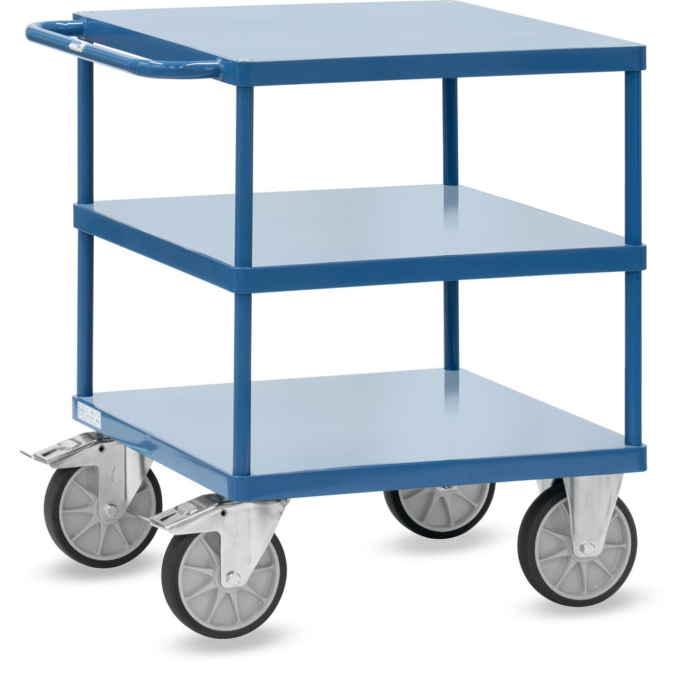 fetra® Tischwagen 2417B - quadratische Ladeflächen