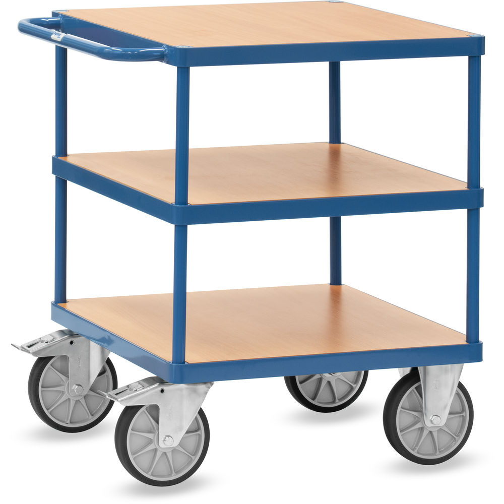 fetra® Tischwagen 2417 - quadratische Ladeflächen