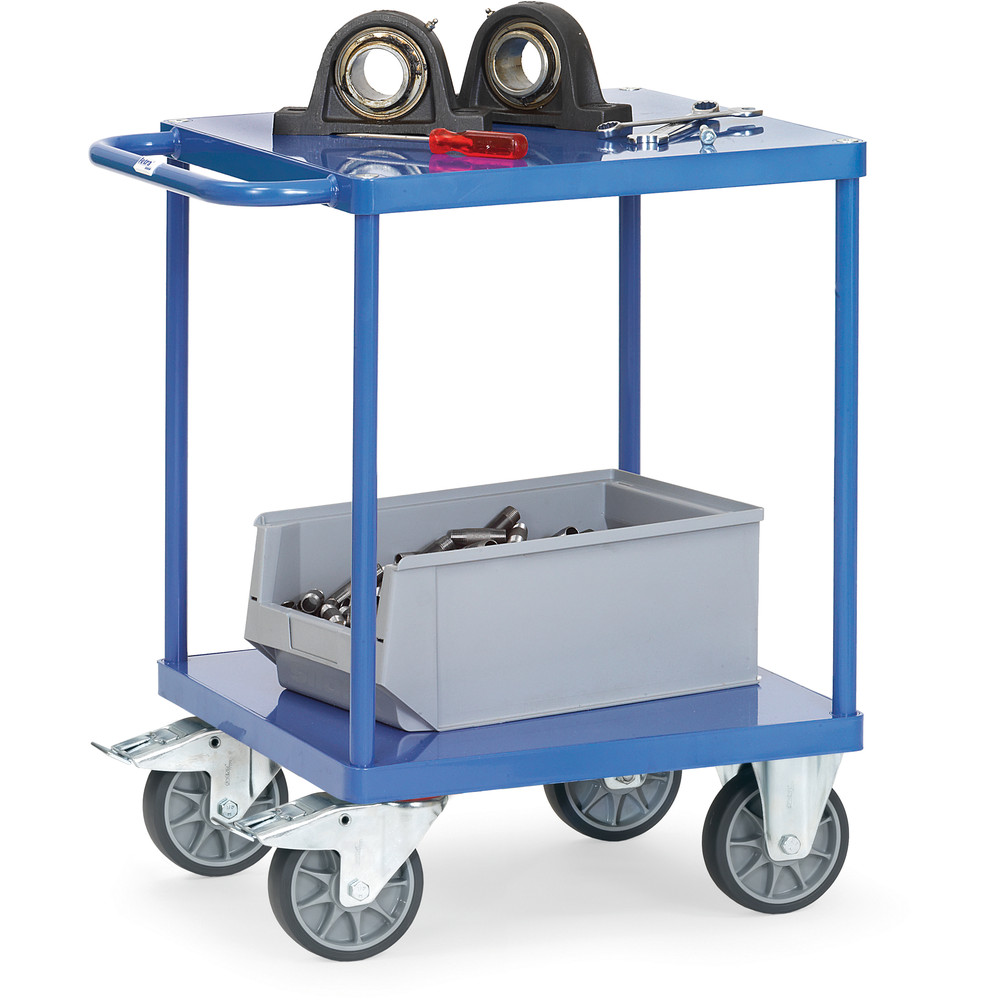 fetra® Tischwagen 2496B - quadratische Ladeflächen