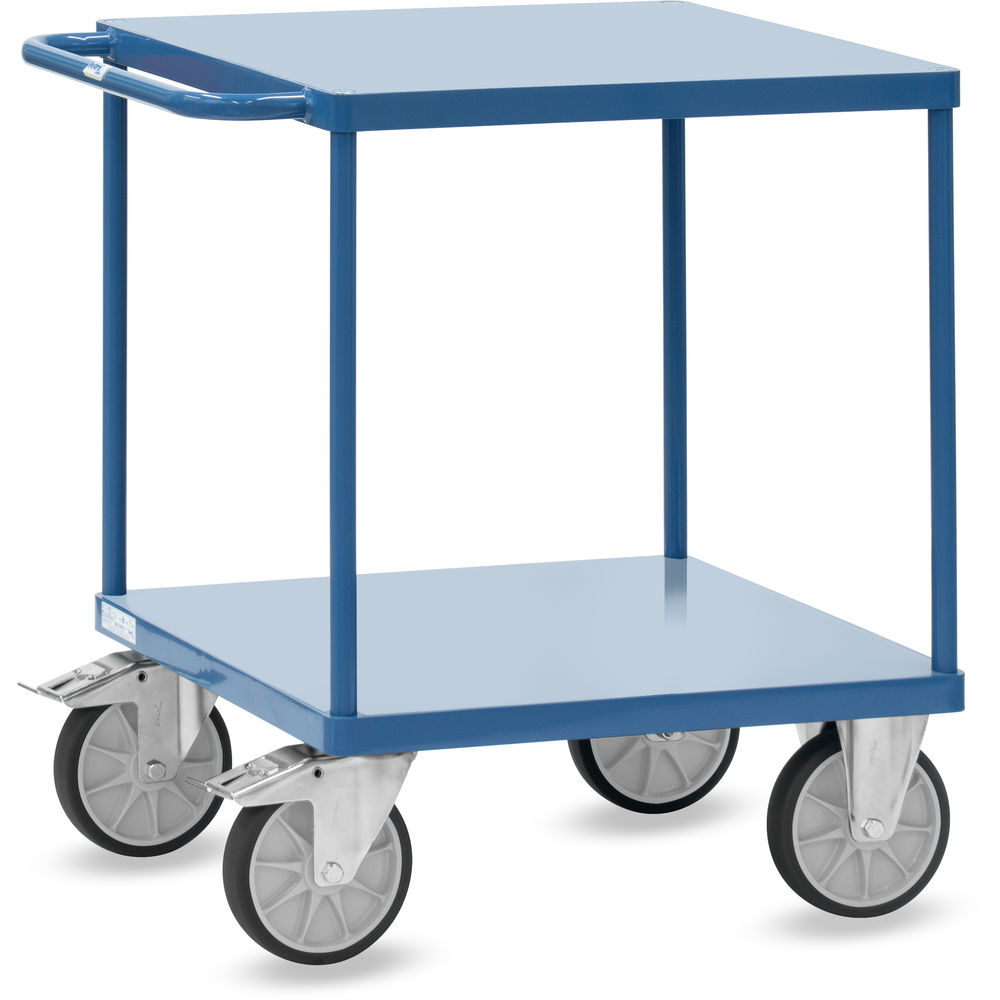 fetra® Tischwagen 2497B - quadratische Ladeflächen