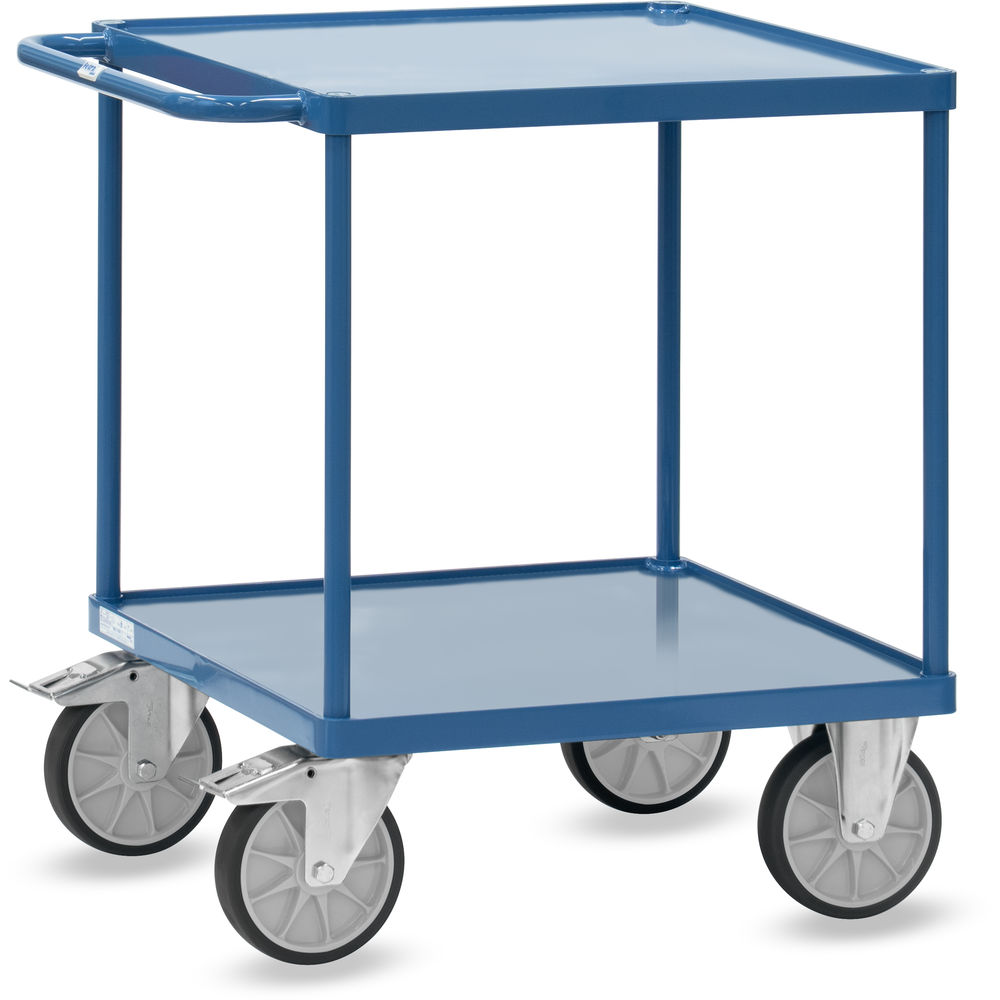 fetra® Tischwagen 2497W - quadratische Ladeflächen