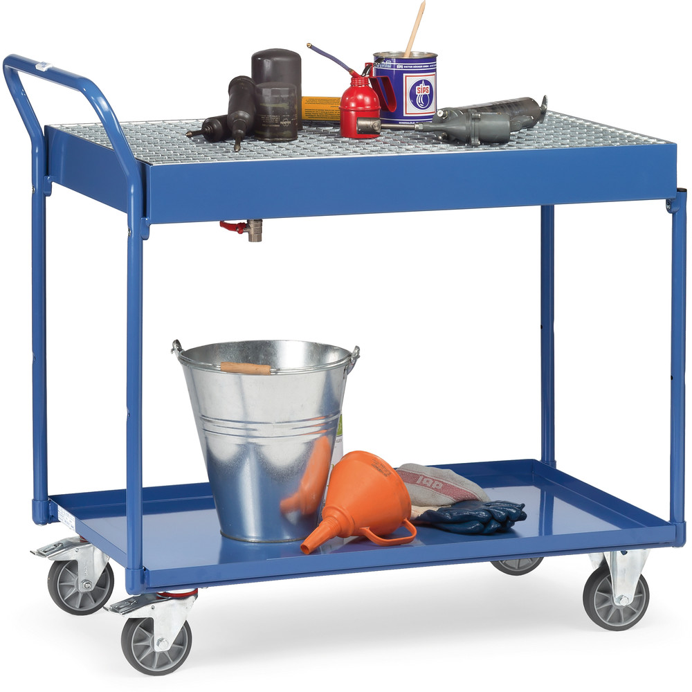 fetra® Tischwagen 2722 - mit Stahlblechwanne