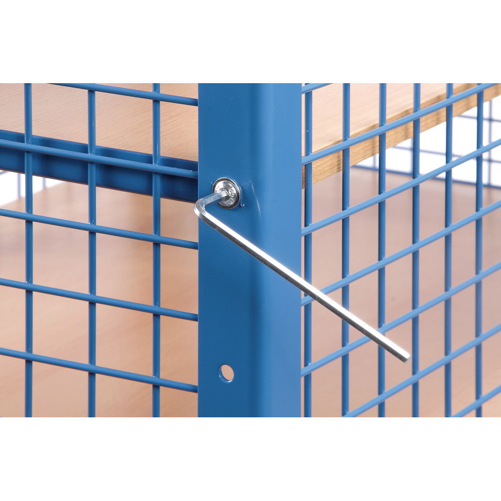 fetra® Kastenwagen 3392 mit Drahtgitter