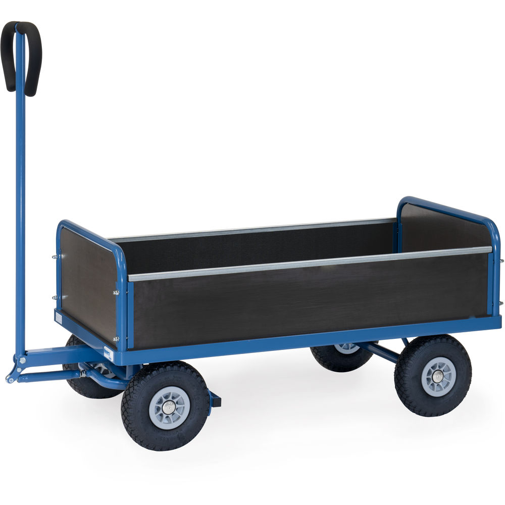 fetra® Handwagen 4051P - 2-Achser PU-Bereifung