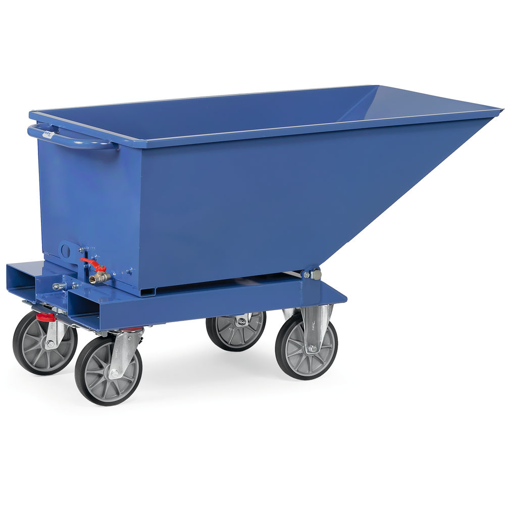 fetra® Muldenkipper 4701A | Spänewagen mit Ablasshahn