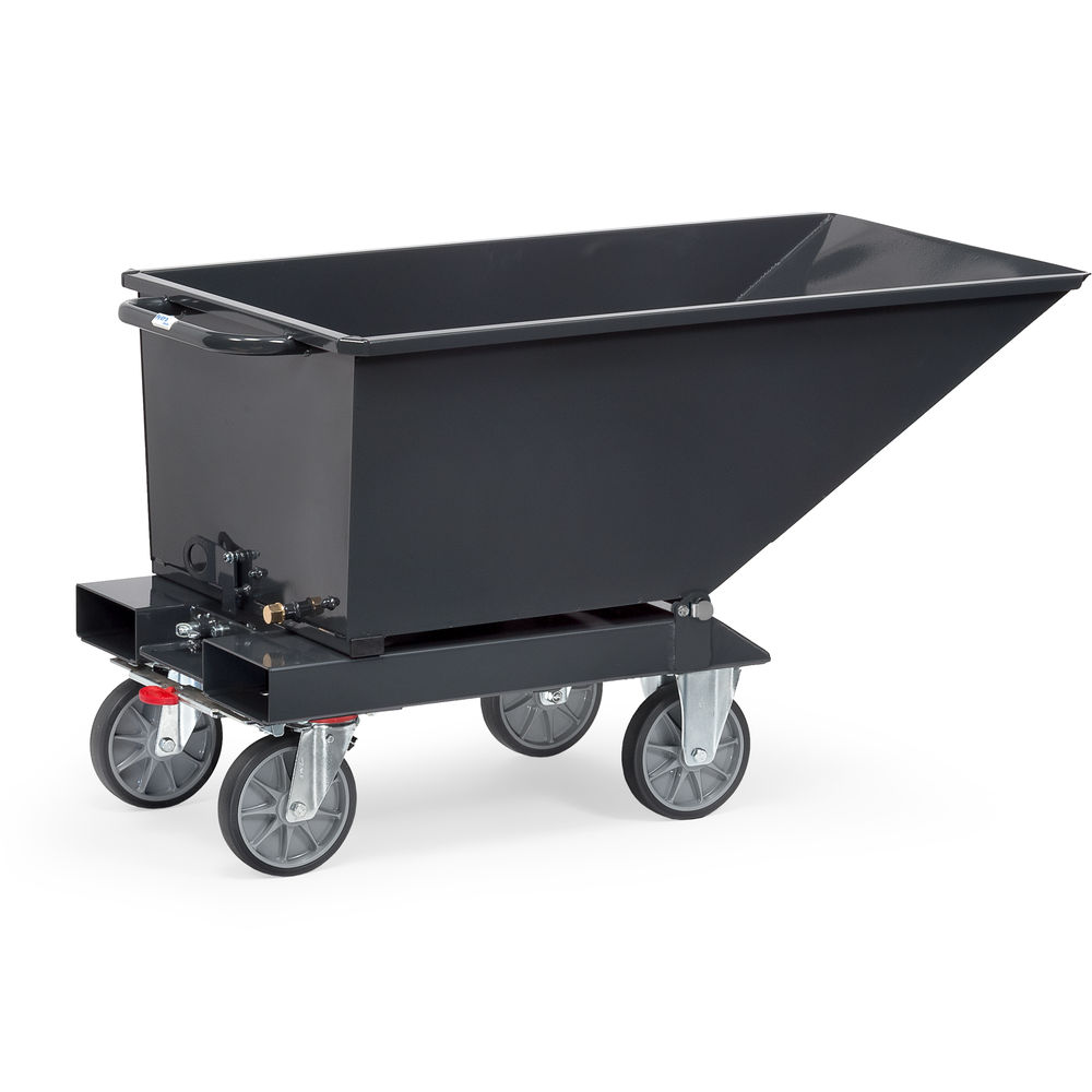fetra® Muldenkipper 4701-7016 | Spänewagen anthrazitgrau