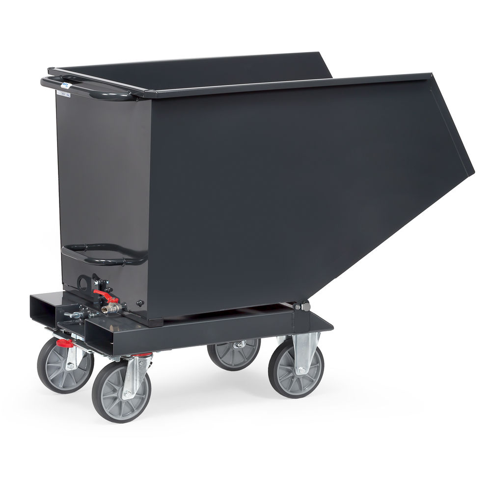 fetra® GREY EDITION Muldenkipper/Spänewagen 4702A-7016