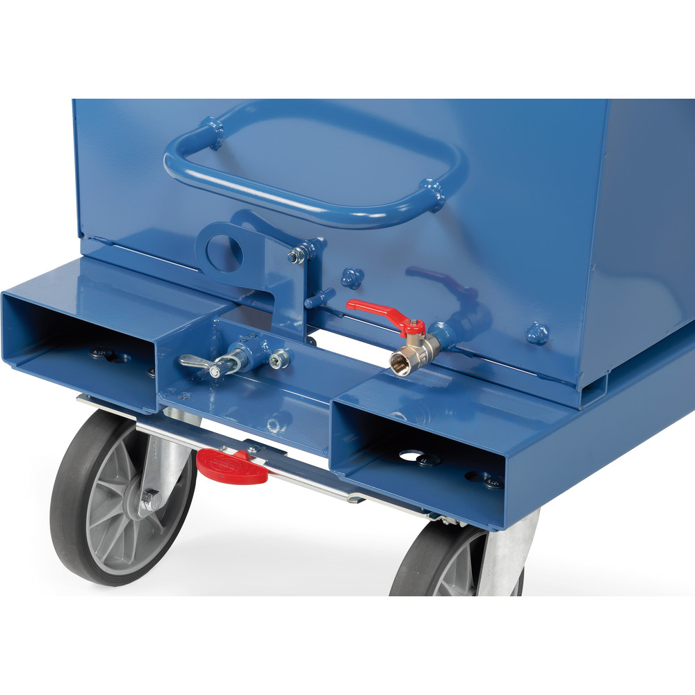 fetra® Muldenkipper 4702A | Spänewagen mit Ablasshahn