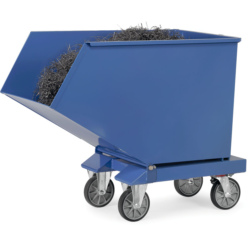 fetra® Muldenkipper 4702A | Spänewagen mit Ablasshahn