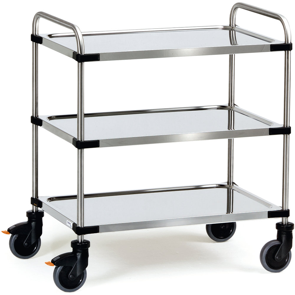 fetra® Edelstahlwagen 5038