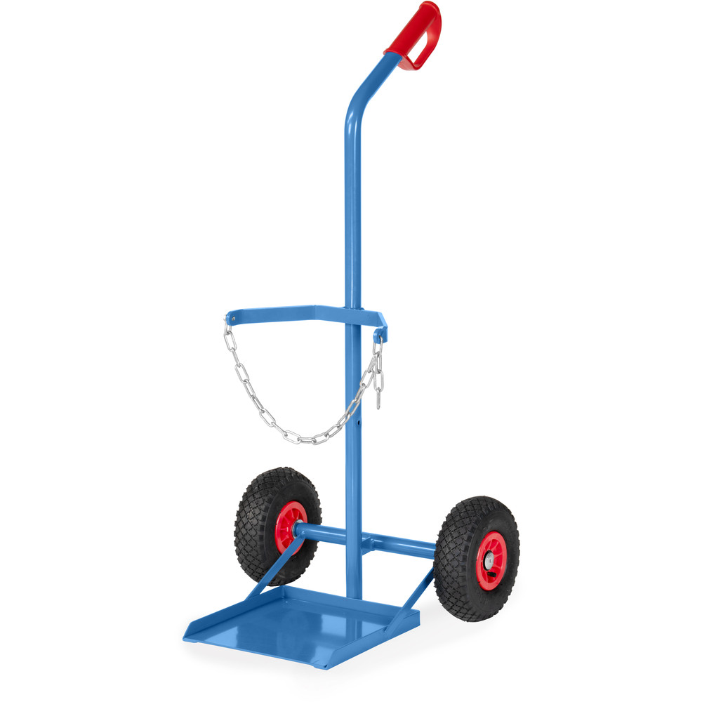 fetra® Stahlflaschenkarre 51318L für Propangasflasche 33 kg
