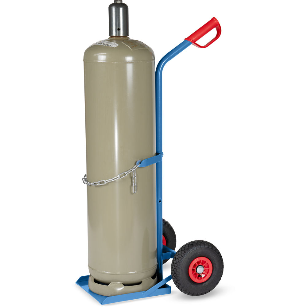 fetra® Stahlflaschenkarre 51318L für Propangasflasche 33 kg