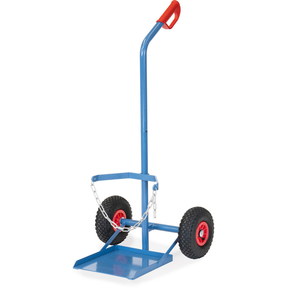 fetra® Stahlflaschenkarre 51318L für Propangasflasche 33 kg