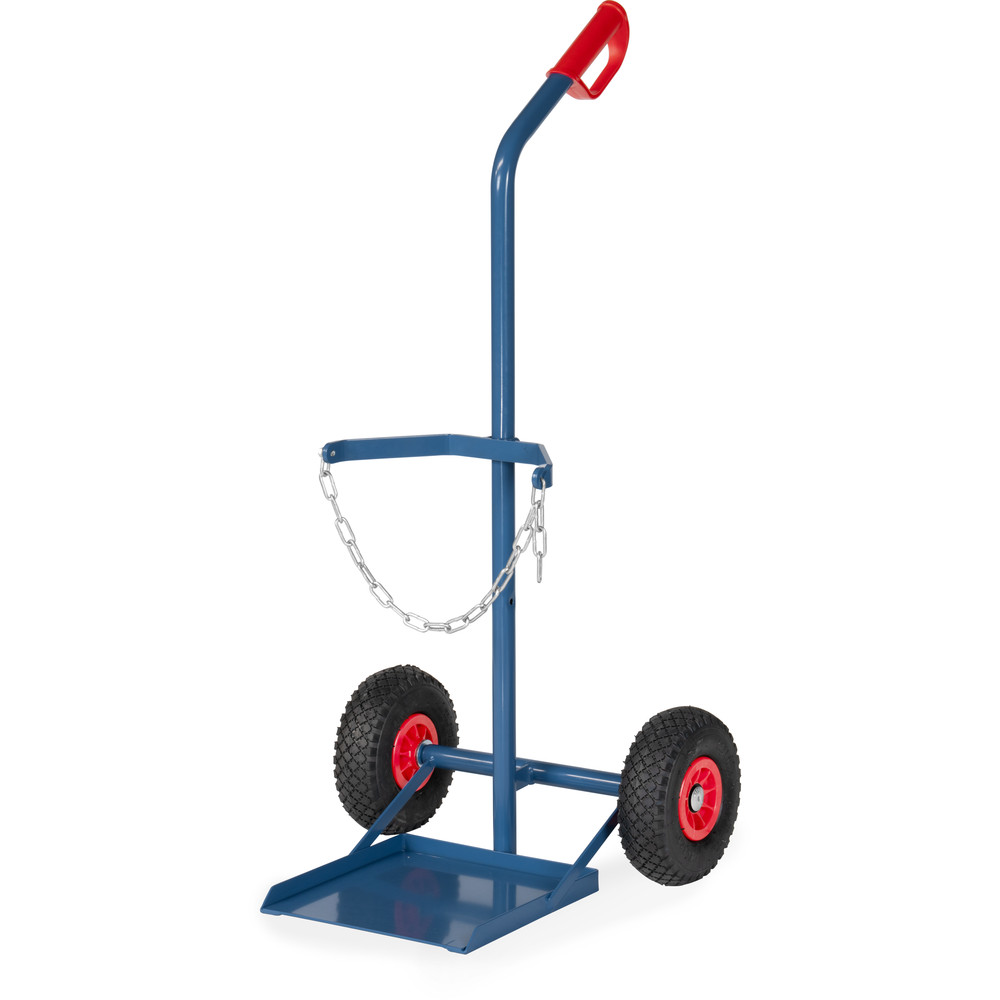 fetra® Stahlflaschenkarre 51318P für Propangasflasche 33 kg