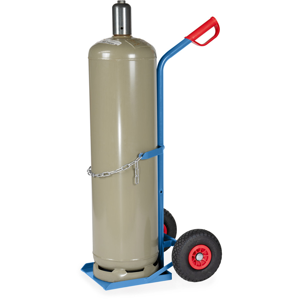 fetra® Stahlflaschenkarre 51318P für Propangasflasche 33 kg
