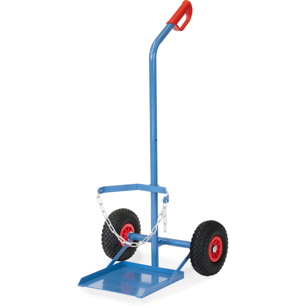 fetra® Stahlflaschenkarre 51318P für Propangasflasche 33 kg