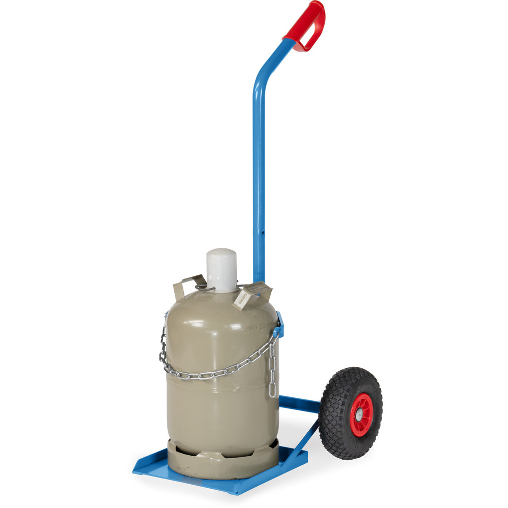 fetra® Stahlflaschenkarre 51318P für Propangasflasche 33 kg