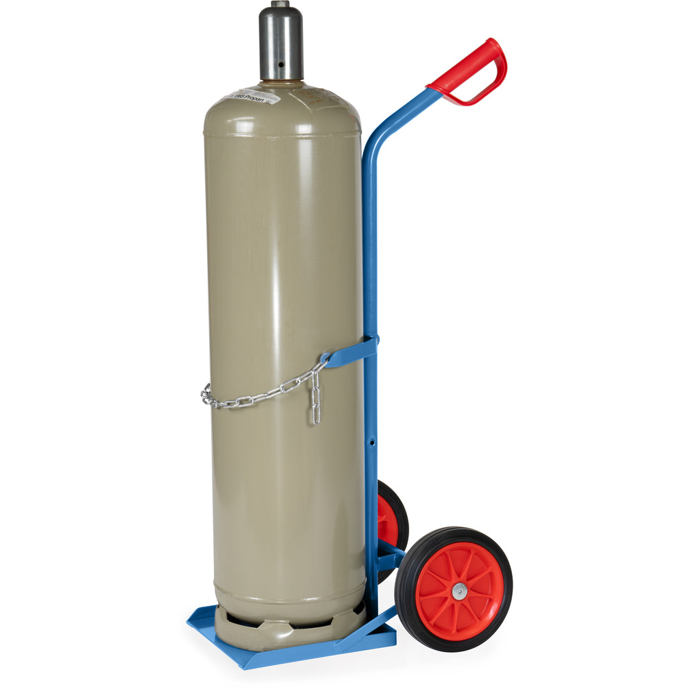 fetra® Stahlflaschenkarre 51318V für Propangasflasche 33 kg
