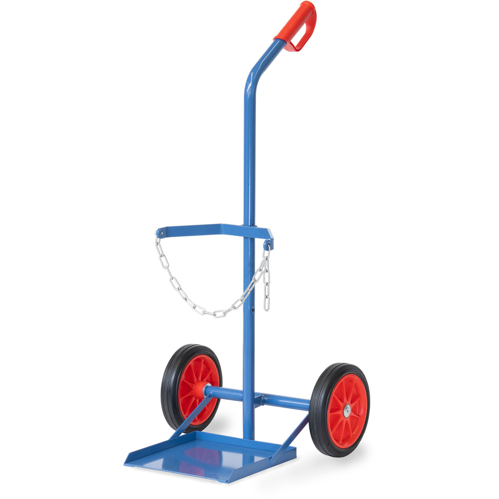 fetra® Stahlflaschenkarre 51318V für Propangasflasche 33 kg