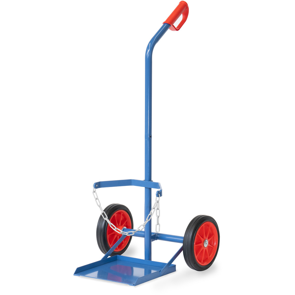fetra® Stahlflaschenkarre 51318V für Propangasflasche 33 kg