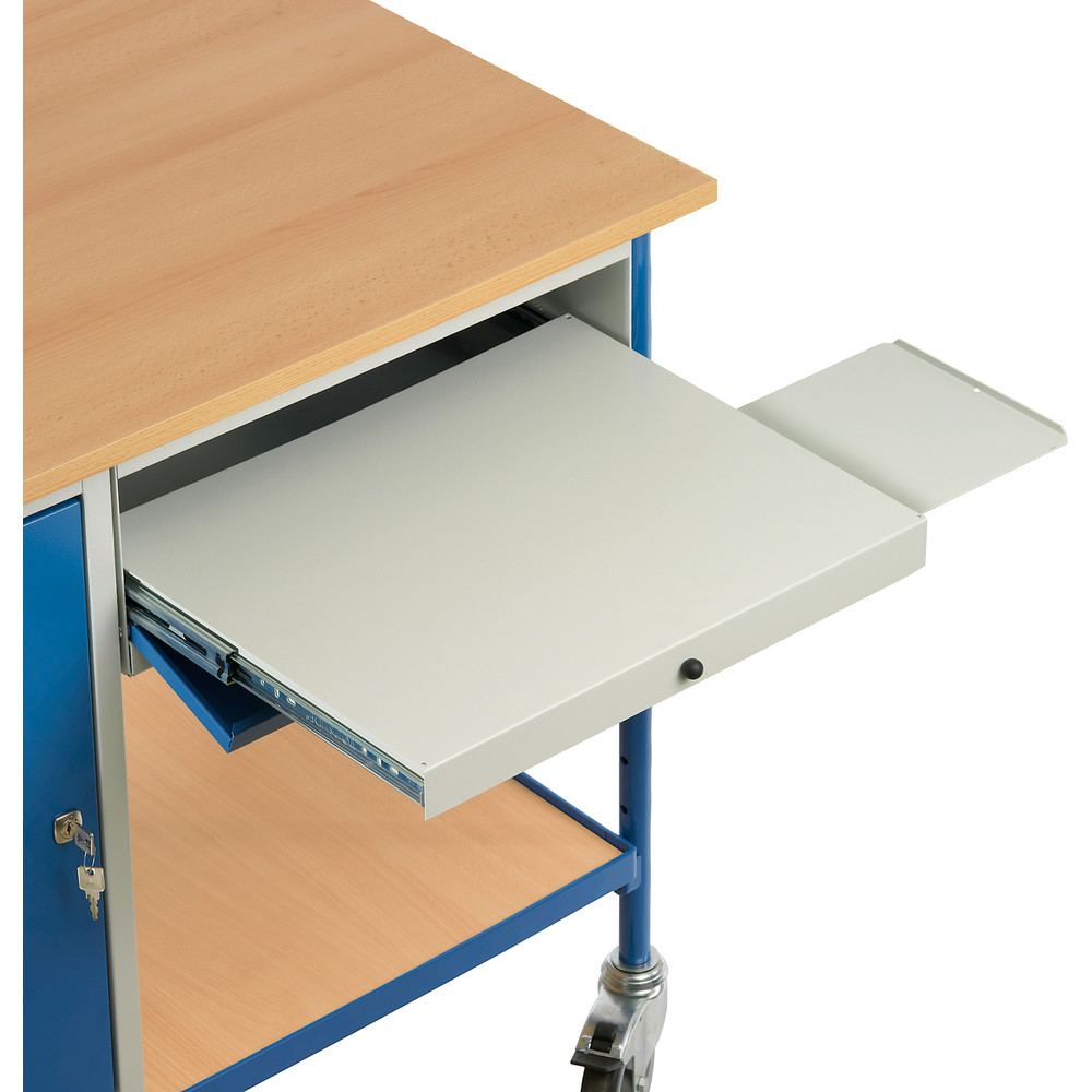 fetra® Rolltisch 5866 für Computer