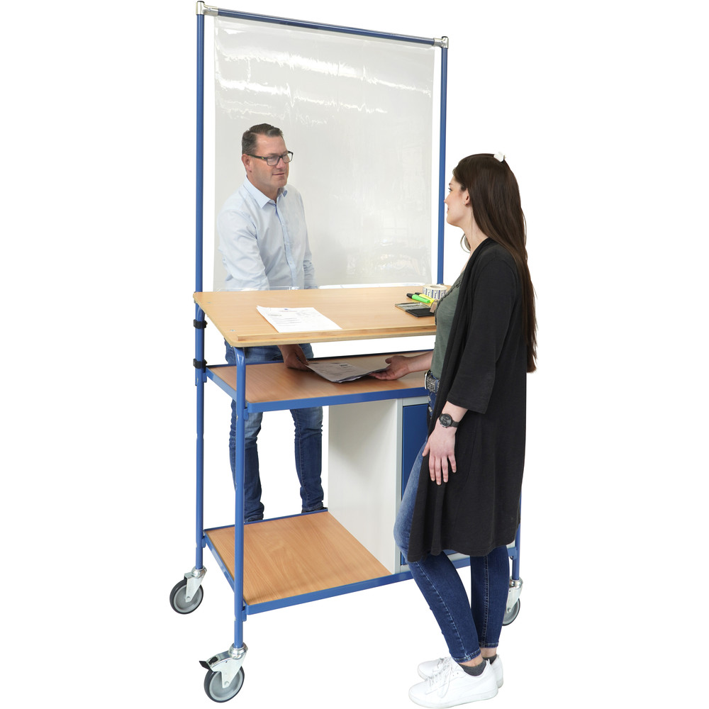 fetra® Infektionsschutzrahmen / Spuckschutzwand 5942