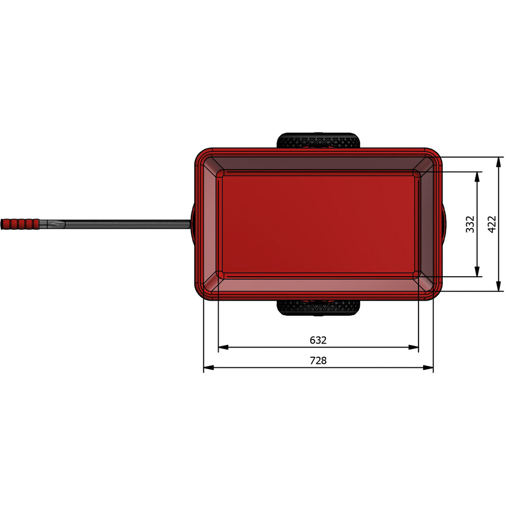 fetra® verzinkter Handwagen 6101P