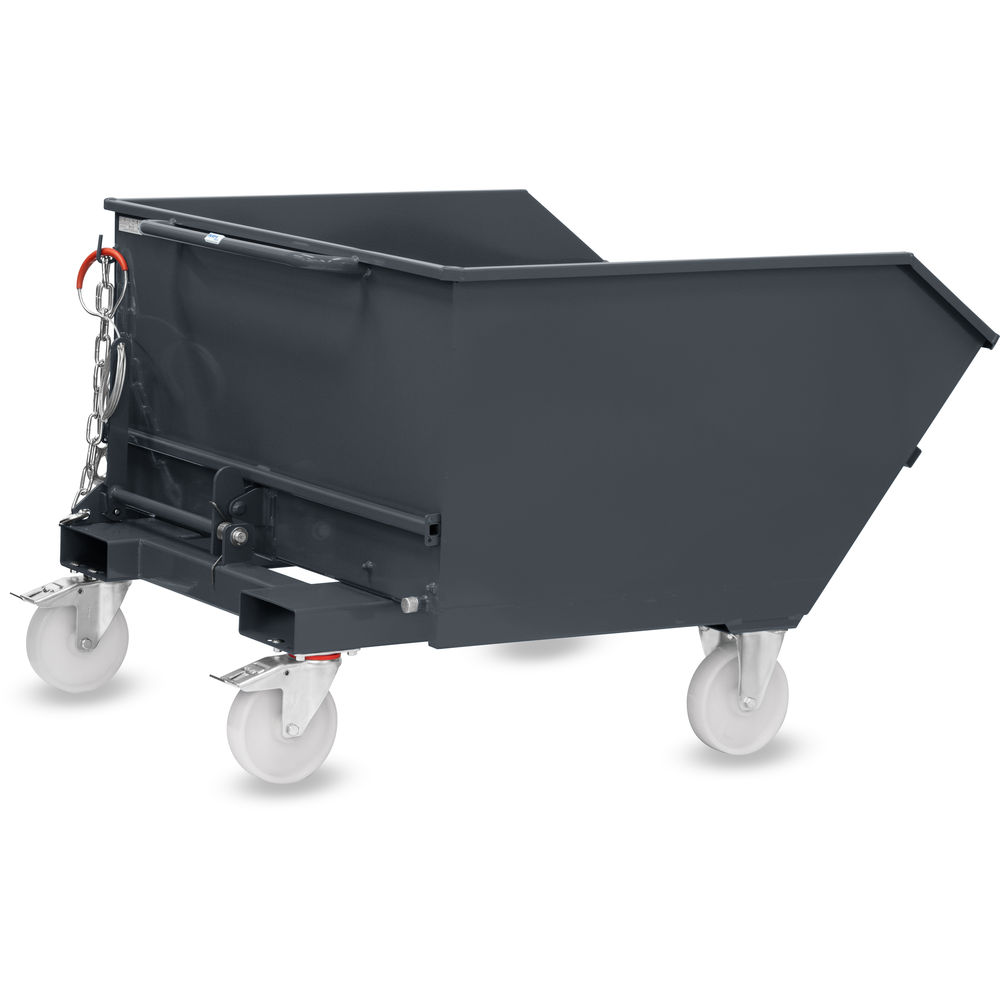 fetra® Kippbehälter mit Rollensatz 6275R-7016