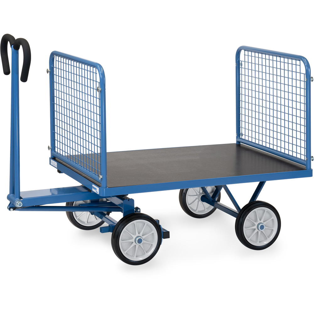 fetra® Handpritschenwagen mit Drahtgitterwänden 6433V