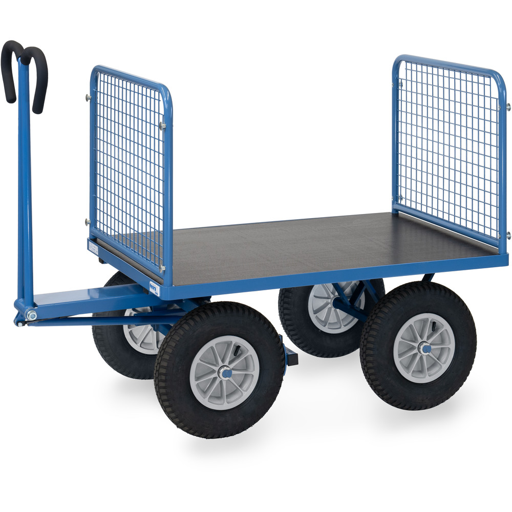 fetra® Handpritschenwagen mit Drahtgitterwänden 6434L