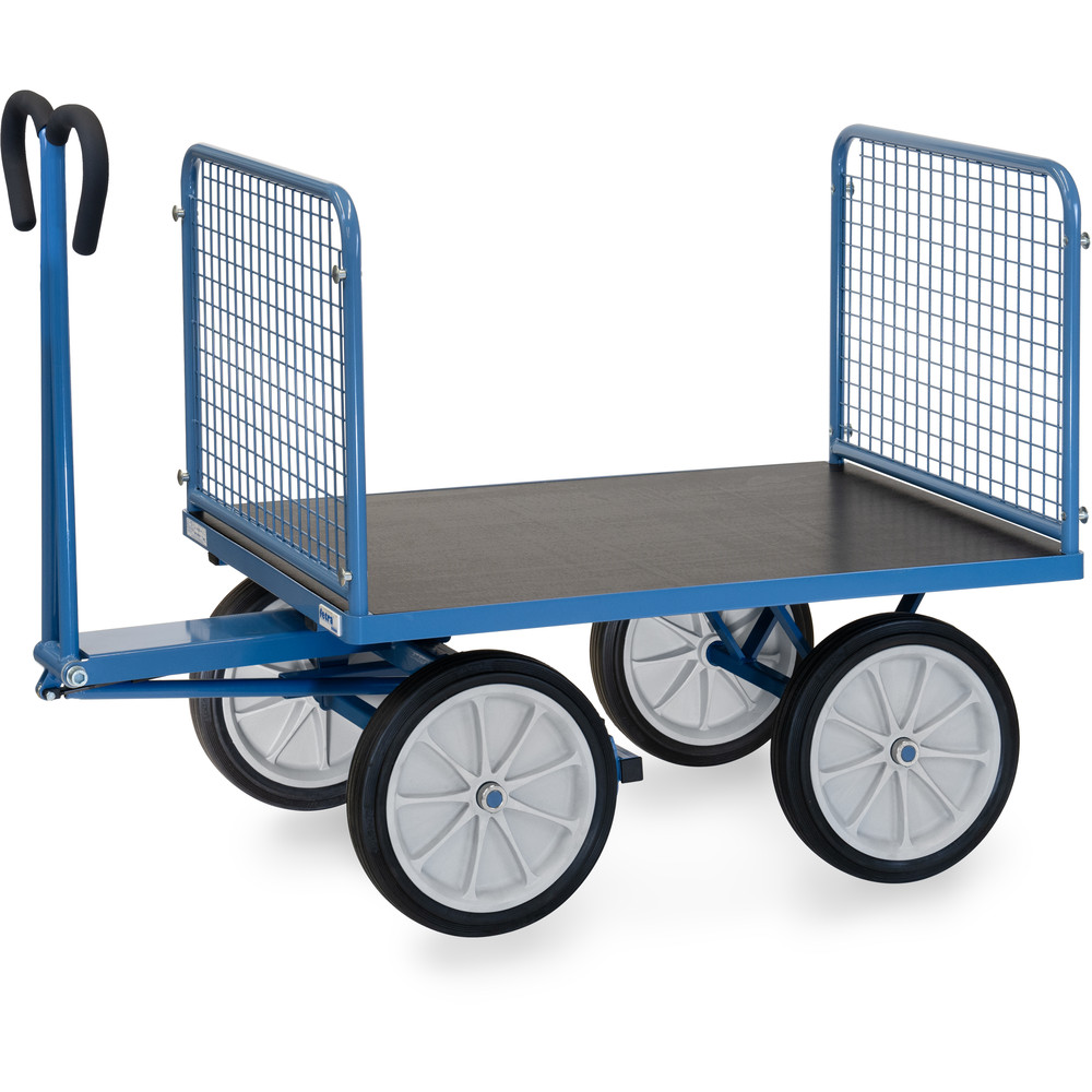 fetra® Handpritschenwagen mit Drahtgitterwänden 6434V