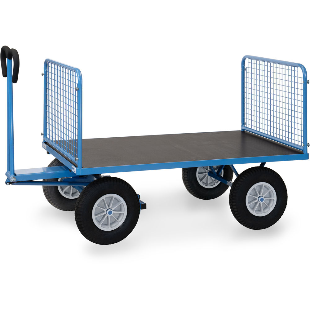 fetra® Handpritschenwagen mit Drahtgitterwänden 6435P