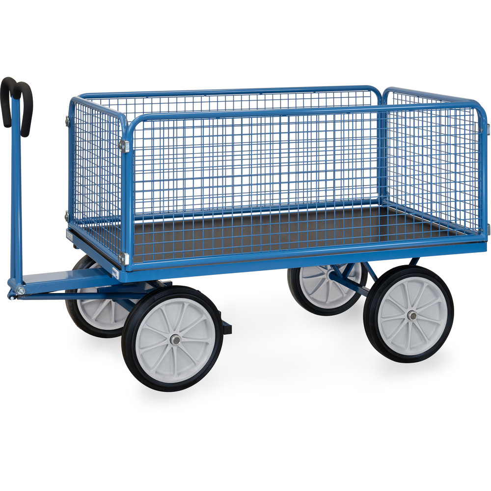 fetra® Handpritschenwagen mit Drahtgitterwänden 6435V
