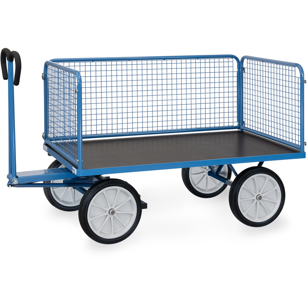 fetra® Handpritschenwagen mit Drahtgitterwänden 6435V