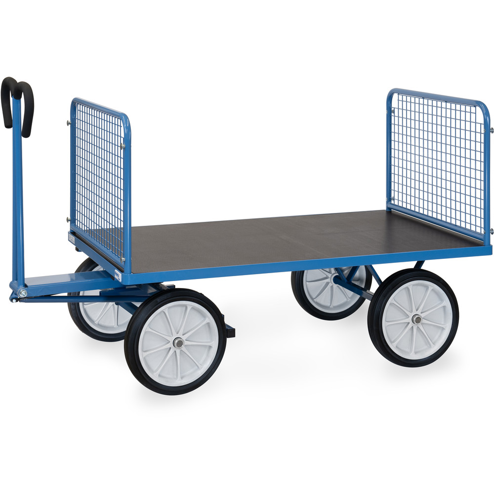 fetra® Handpritschenwagen mit Drahtgitterwänden 6435V