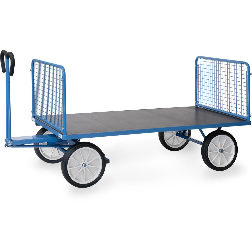 fetra® Handpritschenwagen mit Drahtgitterwänden 6436V