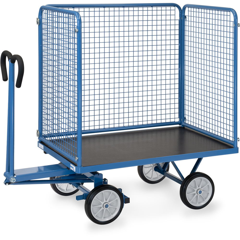 fetra® Handpritschenwagen mit Drahtgitterwänden 6443V