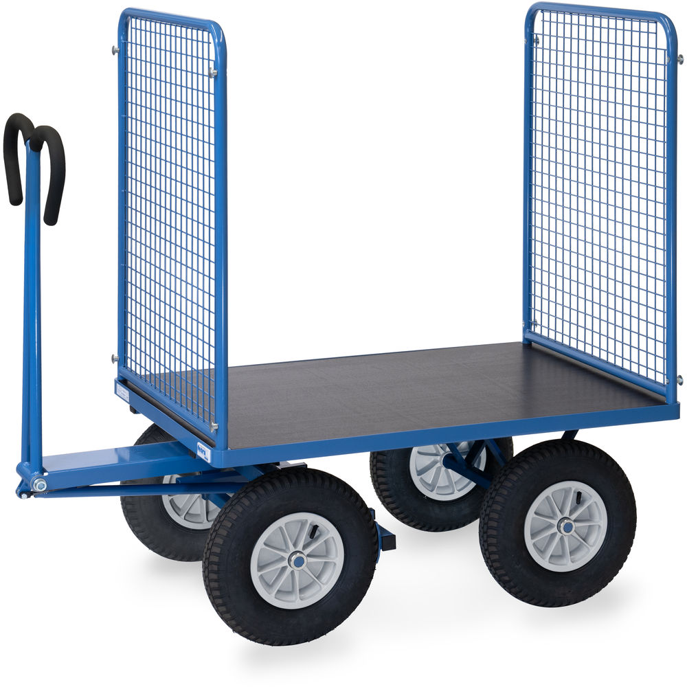 fetra® Handpritschenwagen mit Drahtgitterwänden 6444L