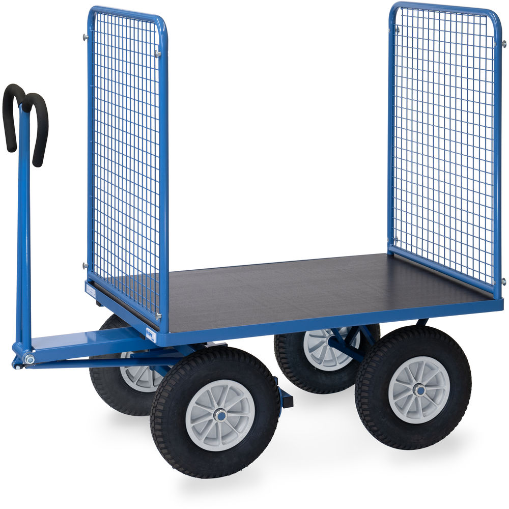 fetra® Handpritschenwagen mit Drahtgitterwänden 6444P
