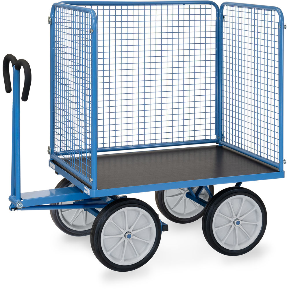fetra® Handpritschenwagen mit Drahtgitterwänden 6444V