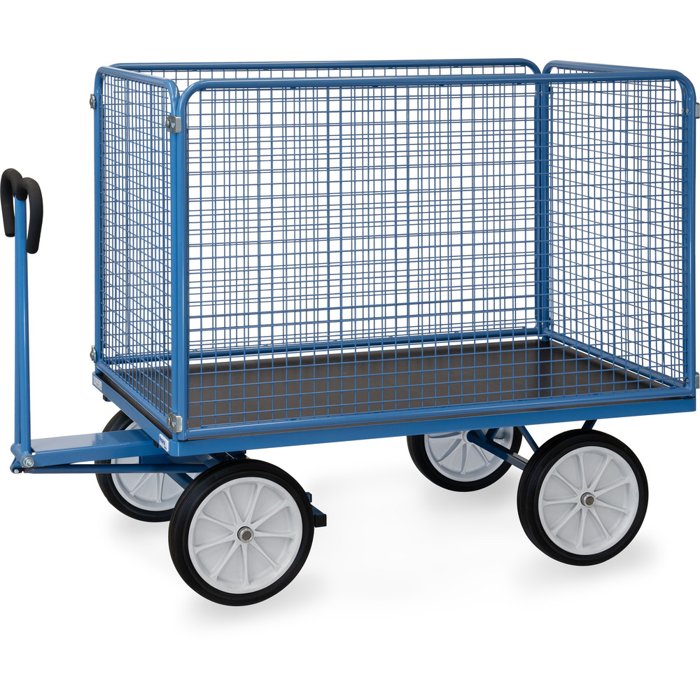 fetra® Handpritschenwagen mit Drahtgitterwänden 6445V