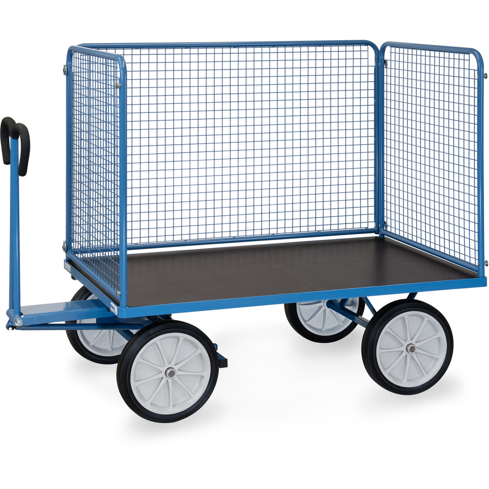fetra® Handpritschenwagen mit Drahtgitterwänden 6445V