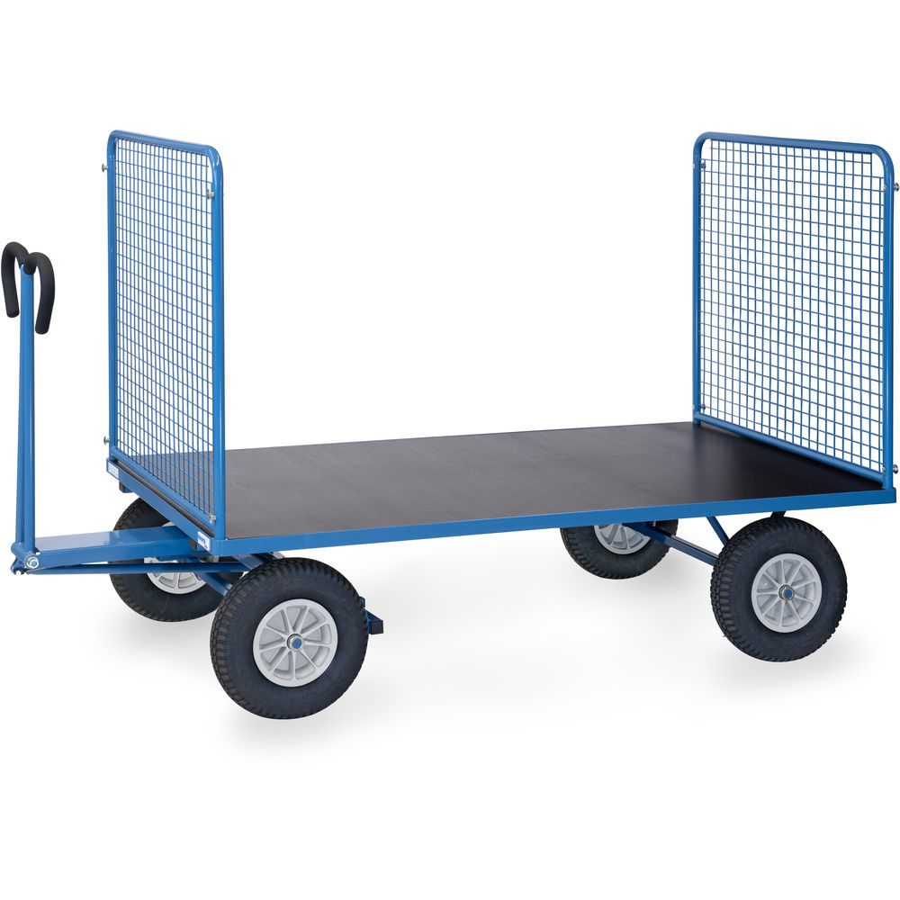 fetra® Handpritschenwagen mit Drahtgitterwänden 6446P