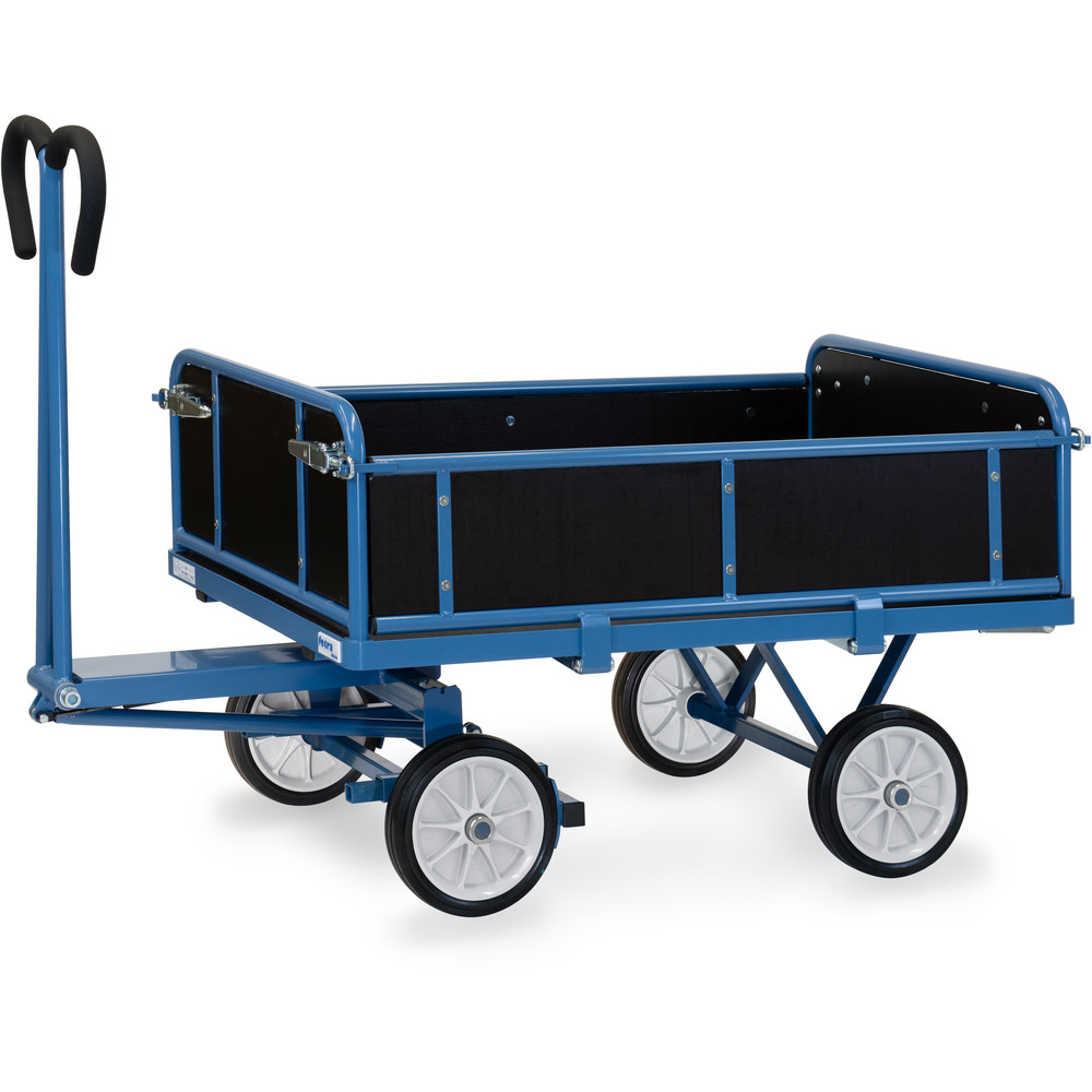 fetra® Handpritschenwagen mit Bordwänden 6453V