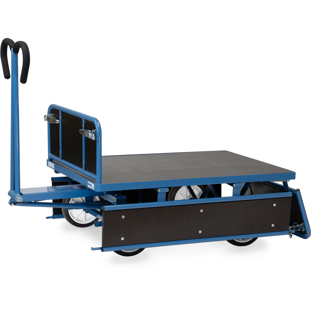 fetra® Handpritschenwagen mit Bordwänden 6453V