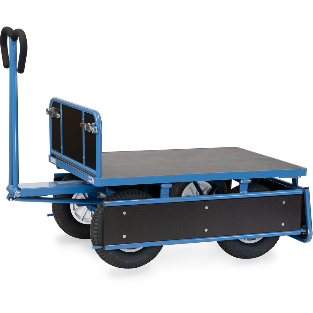 fetra® Handpritschenwagen mit Bordwänden 6454L