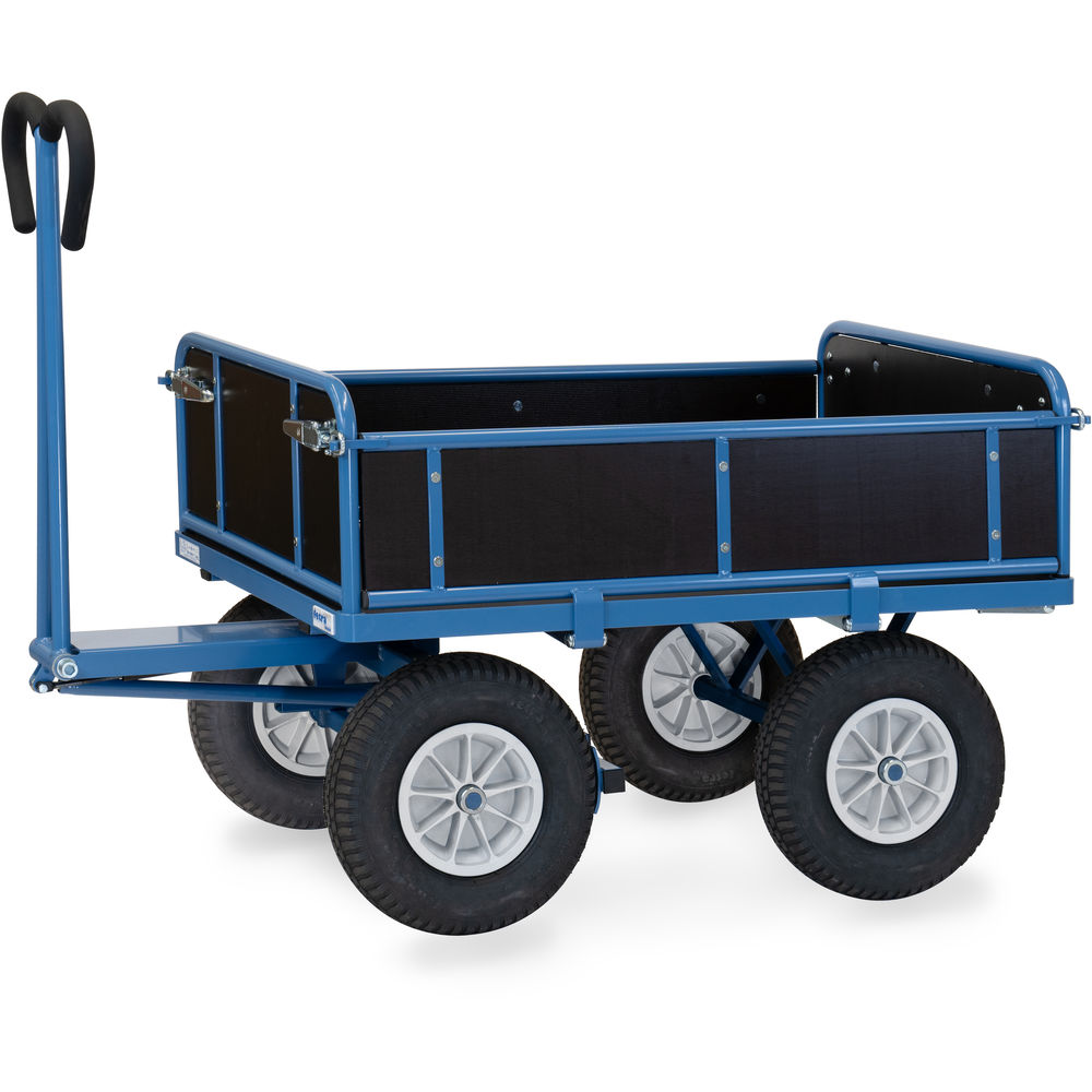 fetra® Handpritschenwagen mit Bordwänden 6454P