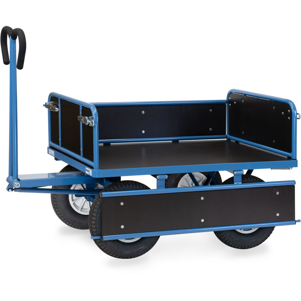 fetra® Handpritschenwagen mit Bordwänden 6454P