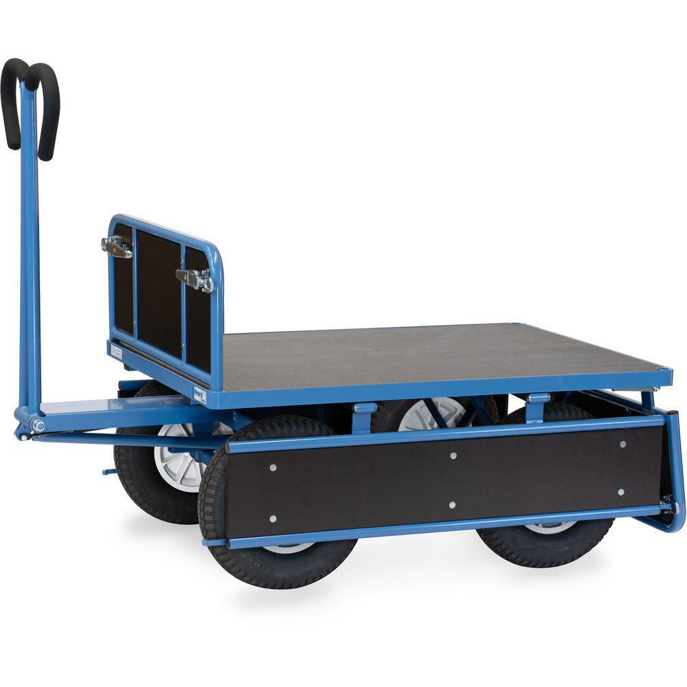 fetra® Handpritschenwagen mit Bordwänden 6454P
